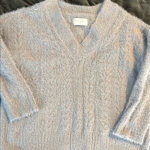 Lucky Brand Fuzzy Gray sweater